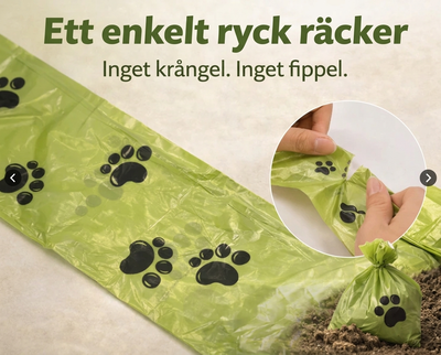 Hundpåsar – Nedbrytbara & Läckagefria